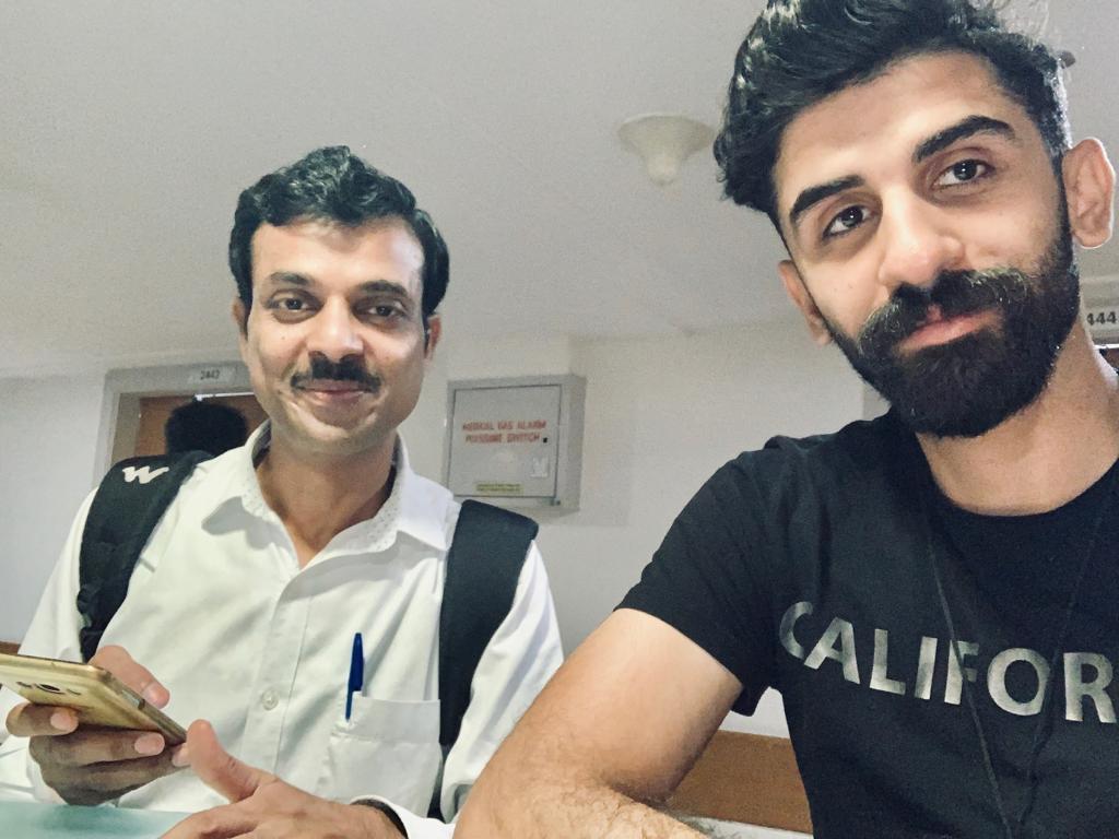 Assisting Patients & Their Family Members at New Delhi, India